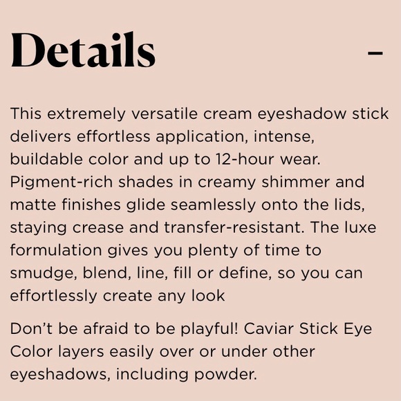 🆕 | ✨ Laura Mercier Caviar Stick - Picture 3 of 8